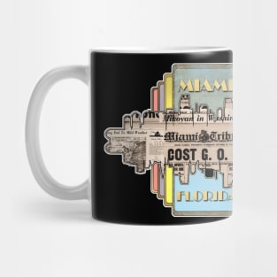 A Souvenir Of Miami Florida Mug